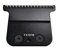 Cuchillas de repuesto FX707B DLC compatibles con BaBylissPRO FX787 y FX726 - Cuchillas para recortadora Barberology (negro, 1 paquete)