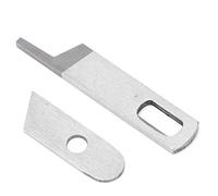 Cuchillas de Repuesto para Máquina de Coser, 2 Piezas Superior e Inferior Compatible con Singer, Serna, Elna T-3, T-33, T-34, T-34D, Overlock Multifunción