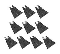 Cuchillas de Sierra Oscilante, Juego de 10 Piezas de Cuchilla Multifunción, 65mm, Accesorios de Herramientas Oscilantes Multitool para Cortar Metal Suave, Madera, Plástico