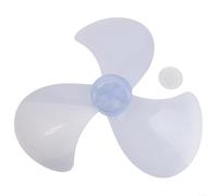 Cuchillas de ventilador eléctrico de repuesto para ventiladores de 16 pulgadas con accesorio seguro de cubierta de tuerca, diseñadas para proporcionar un funcionamiento silencioso y una larga