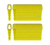 Cuchillas dentadas para bordeadoras Ryobi RAC155, RAC157 y RAC158 (paquete de 100) con diseño de doble