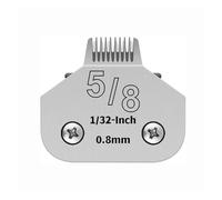 Cuchillas Desmontables De 5/8" De Ancho For El Cuidado De Mascotas, Compatibles Con Cortadoras Oster A5 Y Wahl KM10. Longitud De Corte De 1/32" Y Funcionamiento Suave.