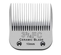 Cuchillas extraíbles de cerámica para cortacésped de perro, compatibles con las cortadoras Moser 45-50/Heiniger/Andis,Oster A5, Wahl KM Series, tamaño 3-3/4FC 3/8" (13 mm) longitud de corte