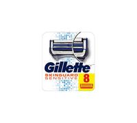 Cuchillas Gillette Skinguard para hombres, para piel sensible, paquete de 8 cuchillas