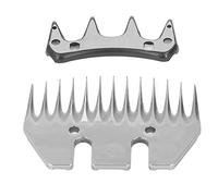 Cuchillas para Ovejas, Curva de 13 Dientes Cortadora de Peine de Lana Eléctrica, Alto Carbono Cuchillas de Recambio para Cizallas de Oveja Espacio entre Dientes 0.28in Tratamiento Térmico Acero