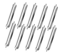 Cuchillas para Pelador - 10 Pcs de Repuesto, Compatibles con Cuchillas de Repuesto Tupperware para Pelador de Patatas, Triturado Plano, Pelapapas Profesional, Pelapapas de Espárragos (13×56 mm)