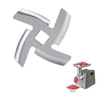 Cuchillas para Picadora, Cuchillas Maquina de Picar Carne, Cuchilla Picadora de Carne, Cuchilla para Picadora de Acero Inoxidable,Recambio de la Cuchilla Profesional para Picar Carne en Forma de Cruz