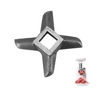 Cuchillas para Picadora de Carne, Haofy Hoja de Amoladora de Carne de Acero de 1 Piezas, Reemplazo de la Cuchilla en Forma de Cruz para Máquina Trituradora, Accesorios para Molinillos de Cocina, 22