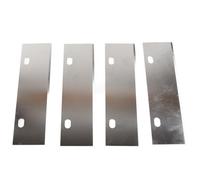 Cuchillas raspadoras para parrilla, raspador de plancha de acero inoxidable de alta resistencia, accesorios de cuchillas de repuesto para herramientas de limpieza de parrilla de