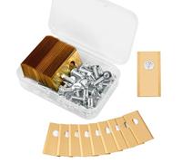 Cuchillas Robot Cortacésped Titanio 30 Piezas con Tornillos Repuesto | Titanio resistente al desgaste, ideal como cuchilla desbrozadora y cuchillas para robot cortacésped.