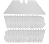 Cuchillas trapezoidales para cuchillos para moquetas Cuchillas de repuesto trapezoidales 100 unidades Cuchillas de acero al carbono para cuchillos para moquetas Cuchillas para cuchillos para moquetas