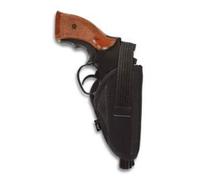 Cuchilleria Deportiva ALBAINOX 22100. Funda Revolver de Cordura. Negro. Sistema Cierre de Broche. Tiras Ajustables de Velcro. Herramienta para Caza, Pesca, Camping, Outdoor, Supervivencia y Bushcraft