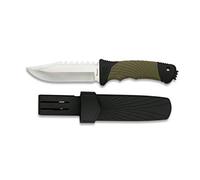 Cuchilleria Deportiva ALBAINOX- 32341 - Cuchillo Albainox. Mango ABS-Goma.- Herramienta para Caza, Pesca, Camping, Outdoor, Supervivencia y Bushcraft