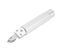 Cuchillo Abridor de Reloj, Abridor de Caja con Cuchillo de Banco de Relojero de una Sola Hoja, Herramienta de Reparación de Removedor de Cubierta Trasera de Reloj, Mango de Metal de Acero Inoxidable P