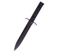 Cuchillo arditi 1918, cuchillo histórico de combate, hoja negra, fund