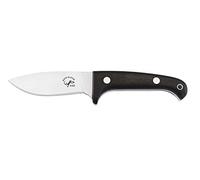 Cuchillo Azero y Salamandra Sirio 244113 ébano, böhler N695 de 9 cm,- Herramienta para Caza, Pesca, Supervivencia y Bushcraft. Hecho en Albacete + Portabotellas de regalo