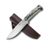 Cuchillo bushcraft j&v gineta ciervo, acero böhler n690co 58?61 hrc
