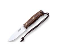 Cuchillo bushcraft joker 'ember f' cn123, mango nogal, funda piel, hoj