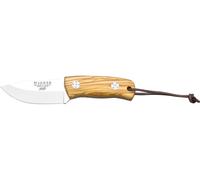 Cuchillo bushcraft joker 'erizo' co75, cachas en madera de olivo, hoja