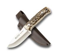Cuchillo bushcraft joker 'gran erizo' cc145, mango de asta de ciervo,
