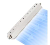 Cuchillo de aire industrial - Hoja de aluminio que sopla el polvo con interfaz de rosca de 1/4 pulgadas y espacio de salida para una eliminación eficaz del agua y el polvo en las líneas de producción