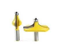 Cuchillo De Borde De Sonido De Dos Piezas 1/2 * 2-3/4 Cuchillo De Reposabrazos De Columna De Tambor 1/2 * 1-1/4 Conjunto Amarillo Combinación Cortador De Carpintería