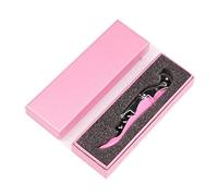Cuchillo de camarero de acero inoxidable, 68 g, acero inoxidable, con caja de regalo, color rosa