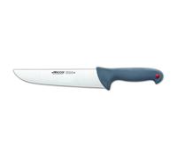 Cuchillo de Carnicero Arcos Colour Prof 240500 de Acero Inoxidable Nitrum y Mango Ergonómico de Polipropileno Hoja 25 Cm