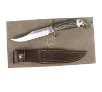 Cuchillo de caza muela big five elephant, hoja de 16 cm de acero x50cr