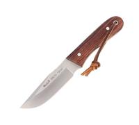 Cuchillo de caza muela bisón bison-9nl, enterizo, cachas de madera pa