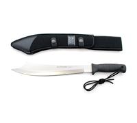 Cuchillo de caza muela explorer explorer-32g, enterizo, funda de piel