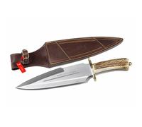 Cuchillo de caza muela gran duque duque-25a, puño de asta de ciervo y