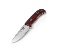 Cuchillo de caza muela, husky11rm.d cachas en micarta blanca y negra,m