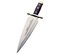Cuchillo de caza muela remate rematef/l, enterizo, cachas de madera ha