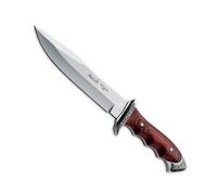 Cuchillo de caza muela venecia 21833, cachas de madera prensada coral