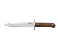Cuchillo de caza trinchera alemana enterizo j&v con mango de madera na