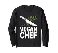 Cuchillo de Chef a Base de Plantas Cocina Vegetariana Vegana Manga Larga