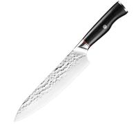 Cuchillo de chef forjado a mano, juego de cuchillos de cocina de acero inoxidable, cuchillo Santoku japonés afilado, nakiri, herramientas de corte(8 in Chef knife)