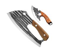 Cuchillo de cocina - 2 piezas herramienta cortapollos - Cuchillo para rebanar carne de res | Para cocina, barbacoa, restaurante, apartamento, catering, superficie de trabajo, parrillas y preparación