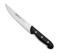 Arcos Cuchillo Cocina Acero Inoxidable Nitrum y Hoja 180 mm. Cuchillo Utilidad Profesional. Mango ergonómico polioximetileno Pom. Serie Maitre. Color Negro.