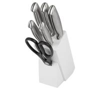 Cuchillo de cocina Classbach C-MBS 4018 set 7 piezas acero inoxidable bloque madera