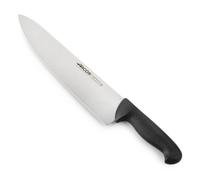 Arcos Serie 2900 - Cuchillo Cocinero Ancho - Hoja de Acero Inoxidable Nitrum de 300 mm - Mango inyectado en Polipropileno Color Negro