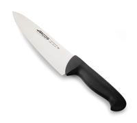 Arcos Cuchillo Cheferies 2900 – Hoja acero inoxidable Nitrum 8" Mango polipropileno negro, plata