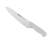 Arcos Serie 2900 - Cuchillo Cocinero - Hoja de Acero Inoxidable NITRUM de 250 mm - Mango inyectado en Polipropileno Color blanco