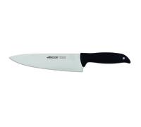 Arcos Cuchillo Chef Serie Menorca 8'' Hoja Acero Inoxidable Nitrum Mango Polipropileno Negro