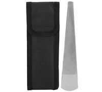 Cuchillo de corte para cuero, herramienta artesanal de corte con borde redondo negro para trabajos en cuero DIY