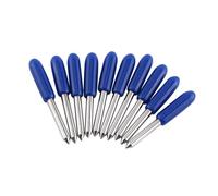 Cuchillo de Corte para Vinilo 30/45/60 Grados, Herramienta de Trazado con Hojas de Acero de Tungsteno, Set de 10 Piezas para Cortar Vinilo y Materiales Adhesivos