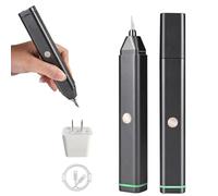 Cuchillo de corte ultrasónico portátil, cuchilla eléctrica ultrasónica de 40 kHz con 40 cuchillas, máquina de corte ultrasónico for impresiones 3D, PVC, cuero, madera y manualidades.