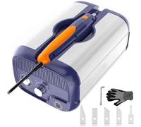 Cuchillo de corte ultrasónico portátil,homogeneizador ultrasónico eléctrico de 65W con 5 cuchillas y ajuste de velocidad,herramienta corte multifuncional for corte por vibración resina impresión 3D