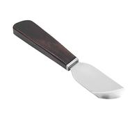 Cuchillo de cuero biselado hoja incisiva de acero inoxidable mango de madera de ébano corte brillante Diy cuchillo para cortar cuero Decoupage